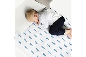 HYGGE SUPPLIES Hygge Sheets Potty Training Bed Pads - 100% Waterproof - Bed Wetting Sheets for Single and Toddler Beds - Non Slip and Easy to Change at Night - Includes Free Children's E-Book - Lightning