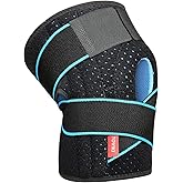 TOVIKI Meniscus Knee Brace and Adjustable Ligament Unisex | Neoprene with Silicone for Crossfit, Running, Arthritis, Meniscus