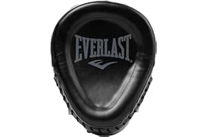 Everlast Powerlock Focus Mitts Punch, Unisex-Adult, Black, L