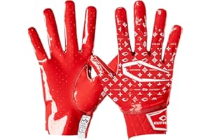 Cutters Rev Pro 5.0 Fußballhandschuhe, rutschfest, mit großem Empfänger, 1 Paar