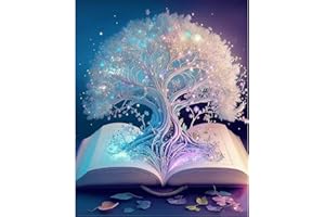 Mupmod Stamping Cross Stitch Kit, Tree of Life Counting Cross Stitch Kit for Adult Beginners, Full Line DIY Cross Stitch Stitching Kit for Home Decor Cross Stitch Patterns 11.8x15.7 inches