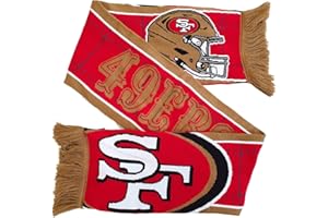 Great Branding NFL Jaquard Bufanda Fútbol Americano Emblema del Equipo Casco Flecos