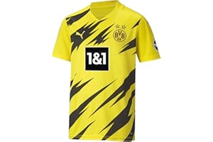 PUMA Unisex Kids Borussia Dortmund BVB 20/21 Home Shirt Replica Junior_ Football Shirt