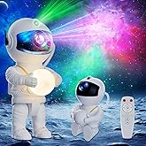 Feliigo Star Projector, LED Astronaut Galaxy Projector, 8 Lighting Modes, 360&deg; Rotation and Remote Control - Aurora Light wit