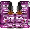 Creatine Monohydrate Drops 120ml - Liquid Alternative to Creatine Monohydrate Powder, Ideal for Gym Performance, Bulk Creatine Formula, Supports Muscle Growth, Recovery, and Energy - Berry Flavour