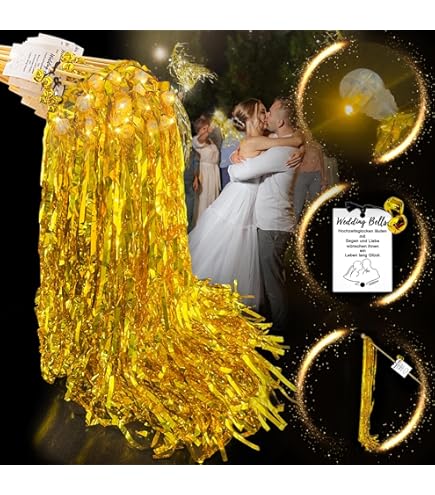 30 Bacchette Magiche LED Per Matrimoni - Con Campanelli, Legno, Per Feste E Eventi - Foto 3