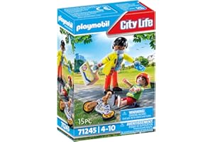 PLAYMOBIL City Life 71245 Sanitariusz z pacjentem, od 4 lat
