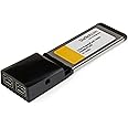 StarTech.com 2 Port ExpressCard 1394b FireWire Laptop Adapter Card - Texas Instruments 800 (EC1394B2)