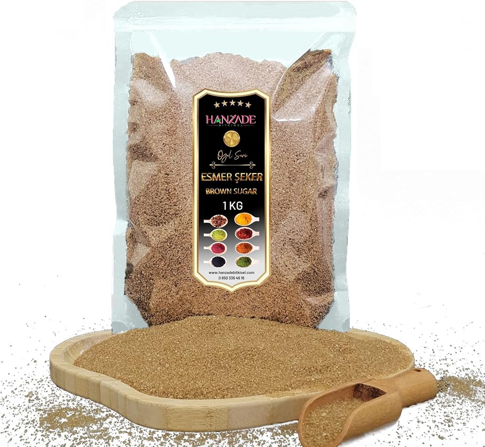 Hanzade Bitkisel Esmer Şeker Toz 1 Kg