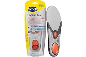DR. SCHOLL'S Dr.Scholl's Liquiflex Extra Supporto, Solette Regolabili Anti-Odore in Memory Foam con Tecnologia 5 in 1 per Scarpe da Lavoro, Stivali e Scarpe Antinfortunistiche, Taglia L (41-46.5)