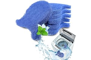 CHONGQILAO 6 Stücke Tierhaarentferner Waschmaschine, Fusselbälle für Waschmaschine, Wäsche Haarfänger Waschmaschine Haarfänger Ball, Wiederverwendbarer Fusselfänger Waschmaschine für Entfernt Tierhaare Fusseln