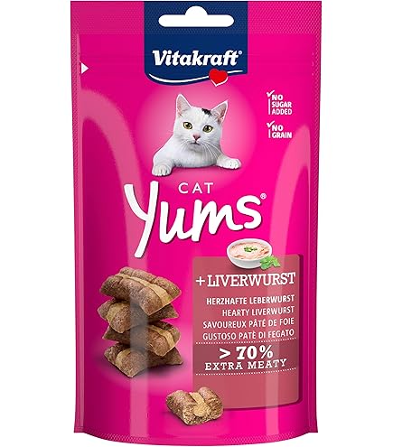 Snack Per Gatti Vitakraft Triggles - Con Pollock, 40g, Senza Zucchero, Bocconcini Morbidi - Foto 3