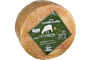 QUESOS LA ALDEA CALIDAD ARTESANAL QUESOS LA ALDEA | Queso Artesano de Oveja y de Cabra | Curado en Aceite de Oliva | Entero 3 kg | Kits y Packs de Quesos | Disponible: Entero, en Cuartos o Mitades