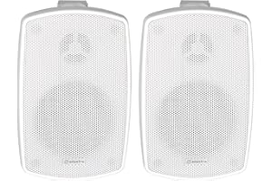 Adastra | Haut-parleurs d'intérieur et d'extérieur résistants aux intempéries fournis par Paire | 60 W | 7,6 cm | Blanc