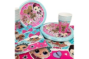 Offer Shop Lol Surprise Party Supplies Décorations de Vaisselle de fête d'anniversaire pour Enfants