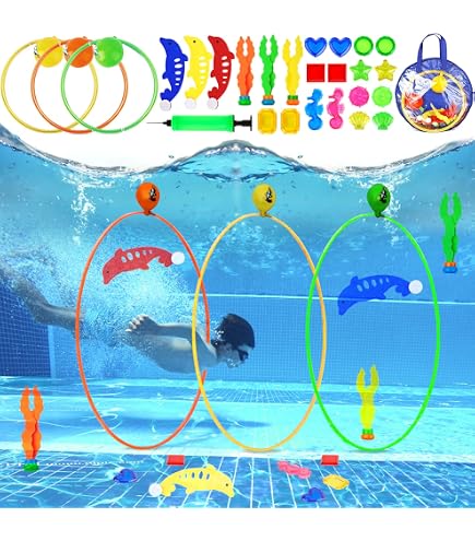 2 Juguetes De Pez Submarino | Alas Ajustables | Para Piscina, Playa O Bañera | Ideal Para Aprender A Nadar