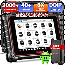Autel MaxiCOM MK900 Scanner - 2025 Professional Bi-Directional Diagnostic Tool With 40+ Services