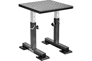 ‎BAD COMPANY Bad Company höhenverstellbare Plyo-Box I Rutschfester Sprungkasten aus Stahl in Schwarz I Max. Gewichtsbelastung bis zu 300 kg I BCA-133