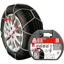 Chaînes à Neige Husky Advance 9mm - 2 Pièces - Acier Inoxydable - Faciles à Installer - Homologuées TUV/GS