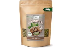 ‎BIOJOY Biojoy BIO-Pistazien roh (500 g), geschält und ungesalzen, Pistazienkerne ohne Zusatzstoffe