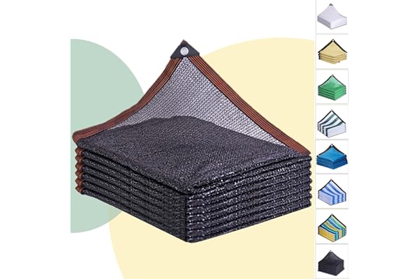 Red de Sombra para Exteriores Vela Solar de 4x7m con un 70% de Efecto de Sombra Red de Sombra Red de protección UV Refrigeración Transpirable Balcón Redes de jardín Red Cortavientos Estable