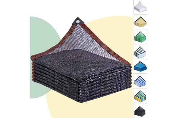 Red de Sombra para Exteriores Vela Solar de 4x7m con un 70% de Efecto de Sombra Red de Sombra Red de protección UV Refrigeración Transpirable Balcón Redes de jardín Red Cortavientos Estable