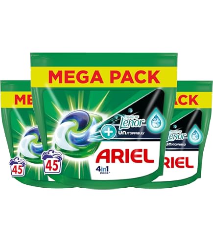 Lessive Ariel Pods Lenor - 27 Capsules Pour Machine à Laver