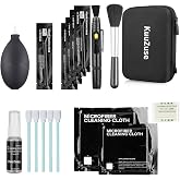 Kit de limpieza profesional de c&aacute;maras DSLR de KuuZuse con hisopos de limpieza APS-C, pa&ntilde;os de microfibra, Pluma de limpieza