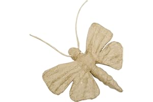 DECOPATCH Décopatch AP144O - Un support en papier brun pulpé 14x9x2 cm, Papillon