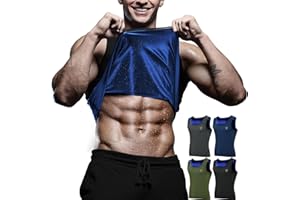 RDX Chaleco para Hombre para Entrenamiento de Gimnasio, Camiseta sin Mangas para Entrenamiento de pérdida de Peso y Ejercicios de Adelgazamiento, Moldeador de Cuerpo sin Mangas para Levantamiento