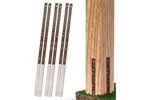 GRACE NNVG Post Buddy Pack of 6 Easy Fence Post Repair (to fix 3 Broken Wood Posts), Fast and Easy to Install, Highly Effective and Long-Lasting