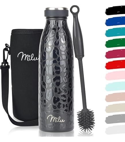 PR Print Royal Edelstahl-Trinkflasche 750 Ml Personalisiert - Tennis Design, Isolierflasche Für Sportler