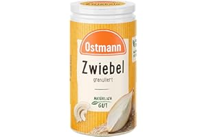‎OSTMANN Ostmann Gewürze - Zwiebeln granuliert | Zwiebelpulver zum Würzen herzhafter Gerichte | 40 g in recyclebarer Dose