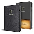 Biblia Católica en español. Símil piel negro, con cremallera, tamaño compacto / Catholic Bible. Spanish-Language, Leathersoft, Black, Zipper Compact