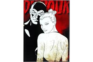 KUSTOM ART Poster mural série personnages bandes dessinées (Diabolik Eva Kant) sans cadre. Impression artistique sur papier couché 40 x 30 cm