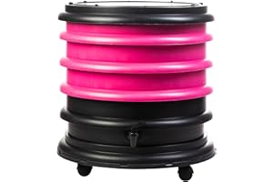 WormBox | Vermicompostador Compostera 3 bandejas Fucsia | 48 litros | Composta residuos orgánicos, lombrices producen Humus de Lombriz