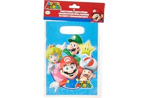 amscan 9901541 Sachets de fête Super Mario