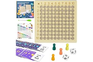 Multiplikationstabell för barn, Montessori Multiplikationsset | Matematik i trä lärande lek, pedagogisk matrikulationsleksak
