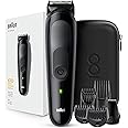 Braun Multi Grooming Kit MBMGK5, 100 Years Design Edition, 6-in-1 Men’s Trimmer kit including short and long combs, hair clippers and precision trimmer