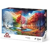 Art Puzzle D&ouml;rt D&uuml;nya 2000 Par&ccedil;a Puzzle