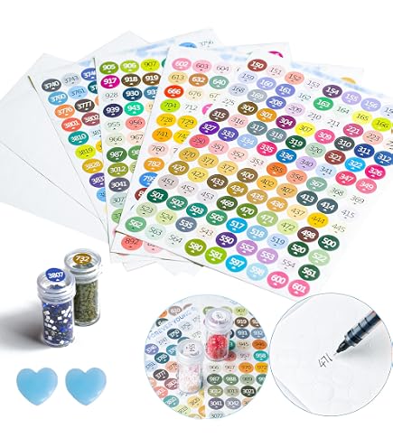 PP OPOUNT 60,000-Piece Rhinestone Kit – 60 Colors Round Diamonds With Self-Seal Bags & Labels For Diamond Art - View #5