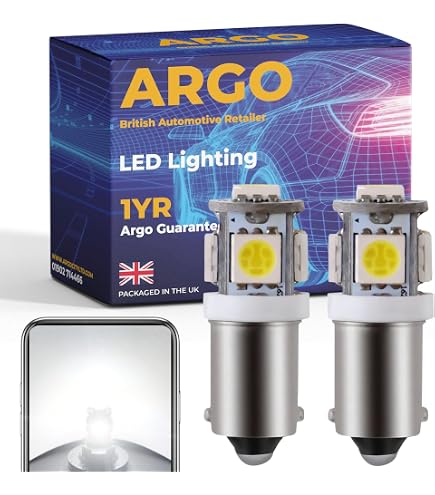 KAFOLEE Non-polar BAX9S 10 SMD LED H6W Canbus Lamps Error Free Car Bulbs Interior Light Car Light Source Parking 12v 620lm Amber