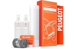 Luxshield Film Protection Seuil de Coffre Voiture pour Peugeot 308 II T9 I 2013-2021 Pare Choc Arriere - Transparent