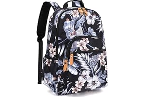 Leaper Water-Resistant Floral School Backpack Travel Bag Bookbags Women Satchel