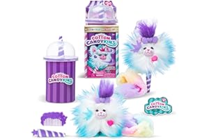 Basic Fun Cotton Candykins, Un Plaisir Tout Doux pour Tous, Peluche Douce Premium et Peluche Surprise à l’intérieur, Parfait pour Jouer et Collectionner, aux Filles et aux garçons de 5+ Ans