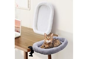 Trhillsbrad Hängebett für Katzen 90° Foldable Katzenbett Katzenliege Katzenhängematte katzenkorb zum schlafen Katzen Hängematte Bett 59x48cm bis 20 kg