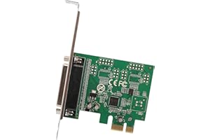 SYBA IOCrest DB25 LPT1 PCI-Express 2.0 x1 1-Port Parallel Printer Controller Card with Low Profile Bracket and Asix AX99100 Chipset - Green
