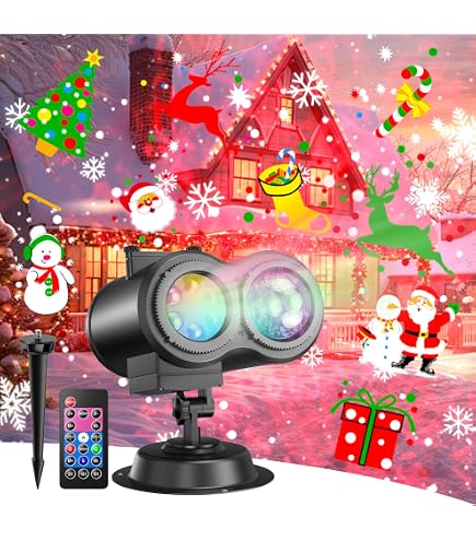 Proiettore Luci Natale, Proiettore a LED di Natale per estern IP65