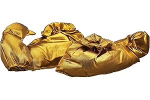 W WIDMANN MILANO PARTY FASHION Widmann WID9563S ? Gold Arab Costume Overshoes, Multi-Colour, One Size