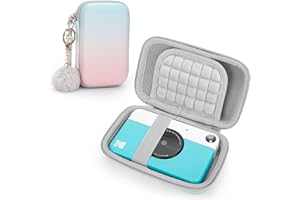 YINKE Estuche para Kodak Printomatic/Kodak Smile/Kodak Step Cámara de Impresión Instantánea, Funda Caja Protector Viaje Universal Cubrir Bolso (Degradado)